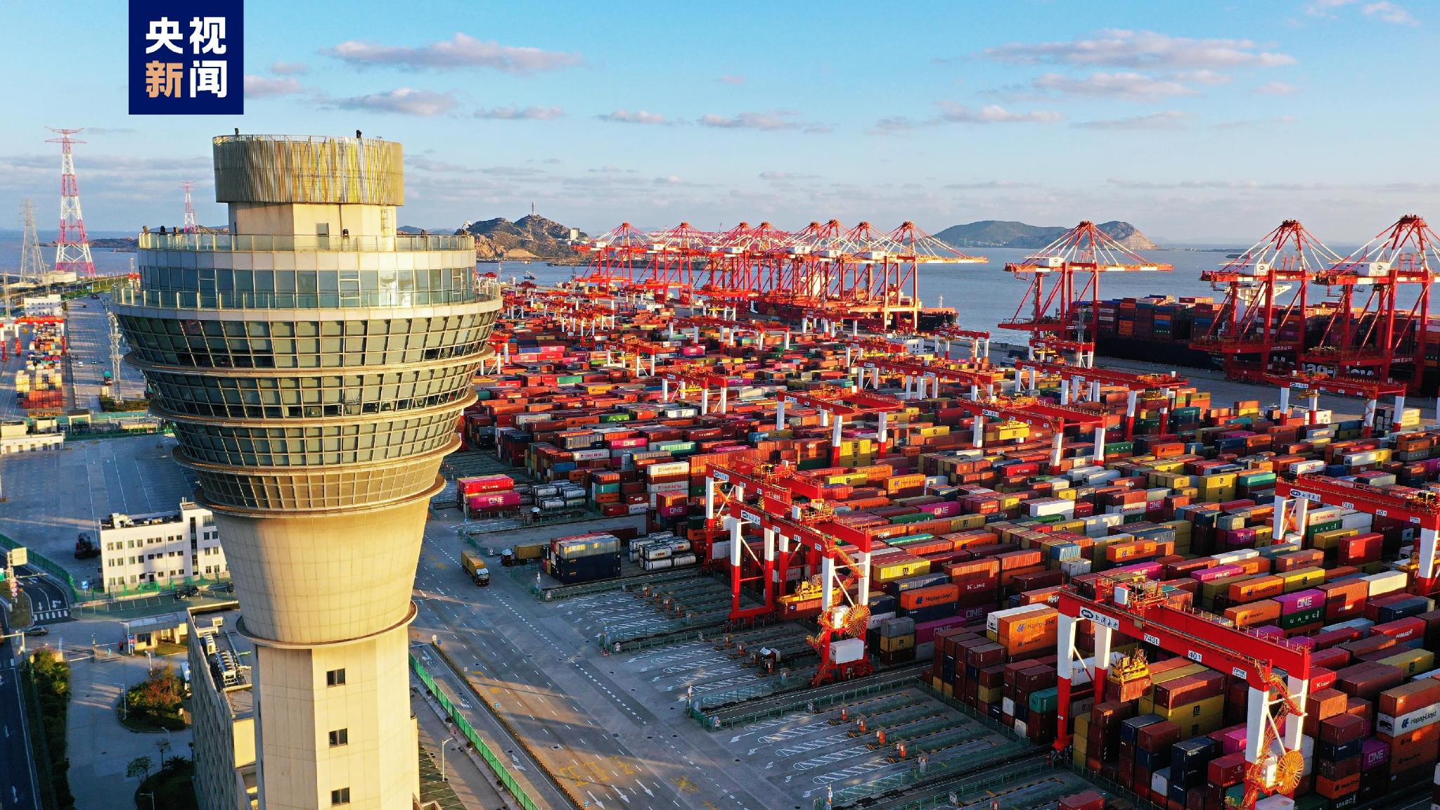上海港7月集裝箱吞吐量超430萬(wàn)標(biāo)準(zhǔn)箱 創(chuàng)歷史同期新高